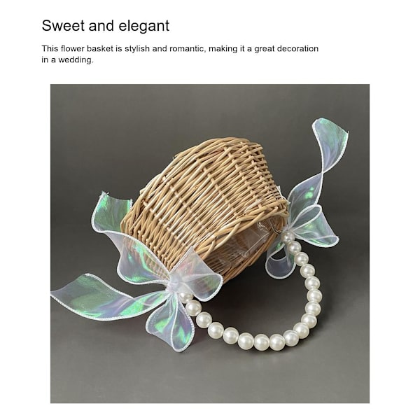 Brudepike Blomsterkurv Fest Enkel Design Ringbærerkurver Type 5