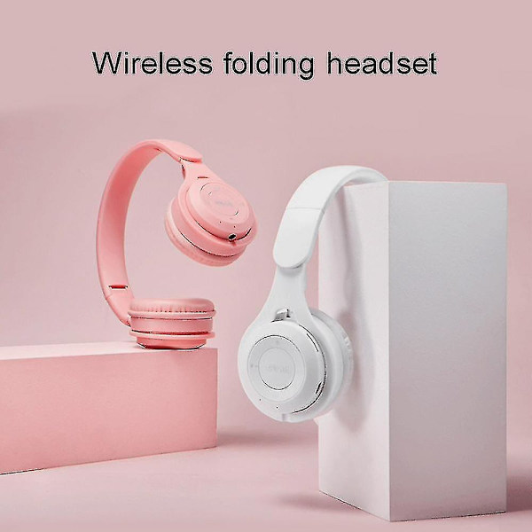 Trådløse hovedtelefoner Børnehovedtelefoner Børn Bluetooth Headset Børnehovedtelefoner Børnehovedtelefoner