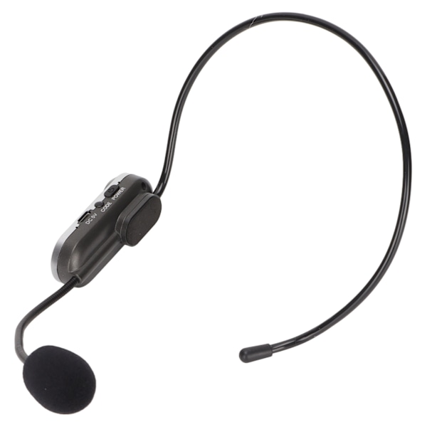 T‑1 UHF Trådlöst Mikrofon Headset 3,5mm Plugg Trådlöst Headset Mic med 6,35mm Adapter för Förstärkare PA System 100‑240VEU Plugg