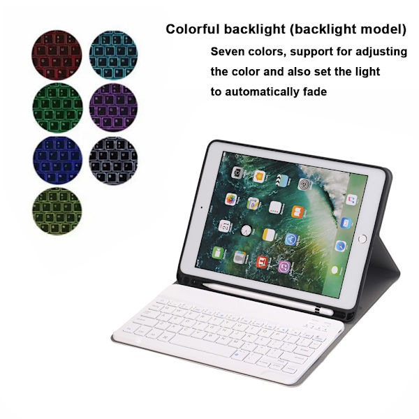 Kotelo iPad 9. sukupolvelle 10,2 tuuman, kynäpidikkeellä Rose Gold