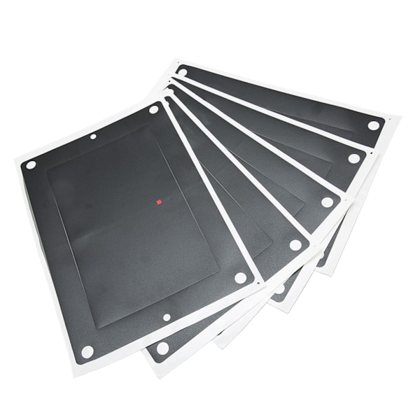 5st 3D-skrivare Självhäftande Packning 241x171mm Dammtät Skydd med Hål för Wanhao D7 för Photon S