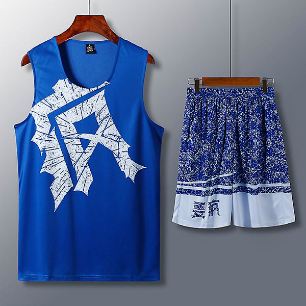 Män Barn Baskettröja Set Uniformer Sport Kit Kläder