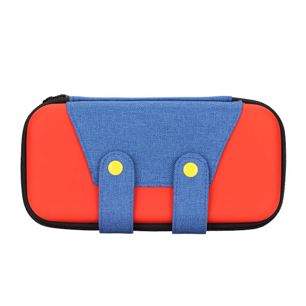 Väska för Switch Lite, EVA Reseväska för Spelkonsoltillbehör med Dubbel Blixtlås Fack Röd Blå för Switch Lite