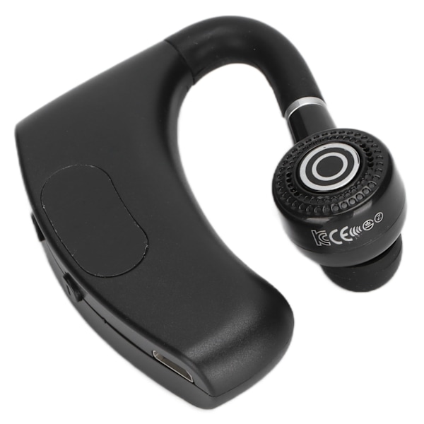 V12 Bluetooth Headset Trådløs Enkelt Hængeøre Håndfri LED Digital Display Hovedtelefon til Forretningskontor Uden Opladningsrum