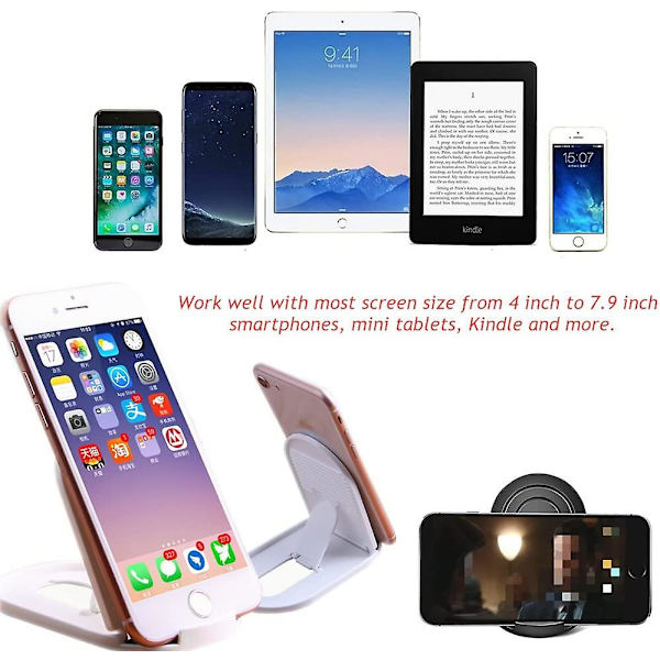 4 st hopfällbart mobiltelefonställ, multi-vinklar Universal Pocket Mobi