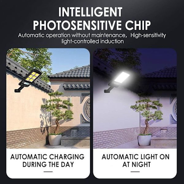 Solcelledrevet LED-hagebelysning - Solcellelampe