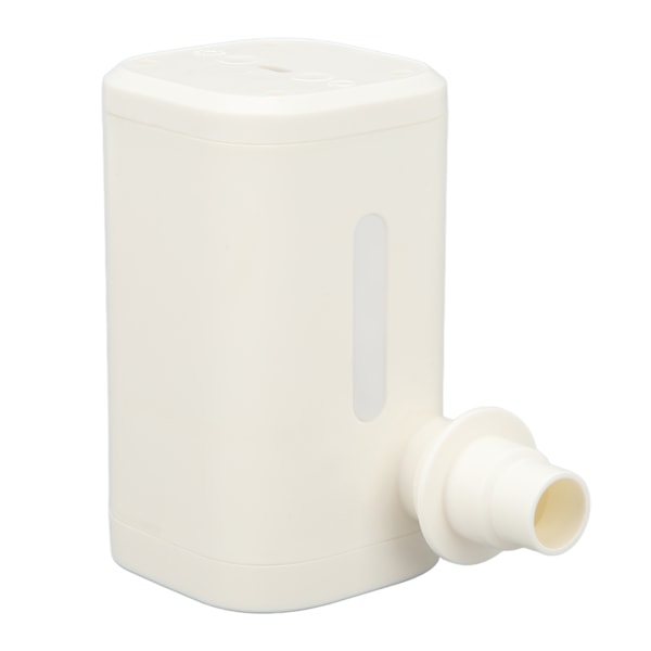 Mini Luftpumpe med 4 Dyser 4000mah Oppblåsing Pumping Belysning 3 i 1 Liten Bærbar Pumpe for Baderinger Luftmadrasser Hvit