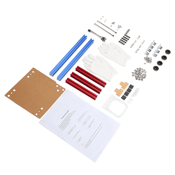 ITX Dator Öppet Chassi Fäste Bra Värmeavledning Delad Hårdvarustruktur Aluminiumlegering DIY Bare Frame för Hem Blå Röd