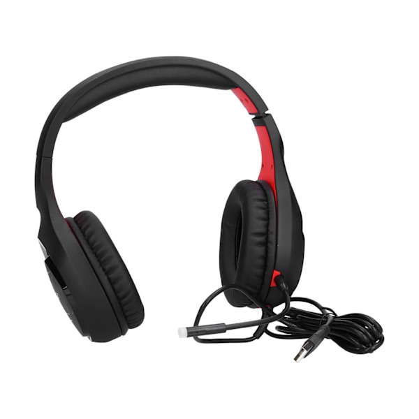 SOMIC Stereo Gaming Headset Justerbara Dual Mode Spelhörlurar med Böjbar Mikrofon LED-ljus för Laptop Utan 3.5mm / 0.1in Plugg