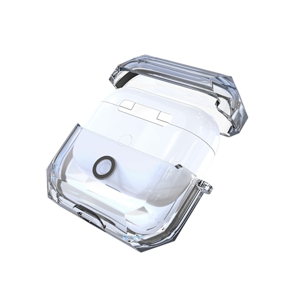 TPU Anti Drop Hörlursfodral Skyddande Transparent Mjukt Skal Hörlursskydd för IOS Hörlurar Vit för IOS Hörlurar Pro