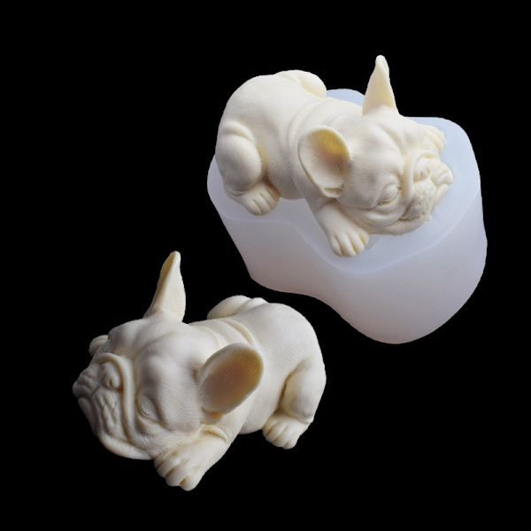 3d fransk bulldog form til at lave form DIY