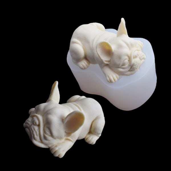 3d fransk bulldogg form för att göra form DIY