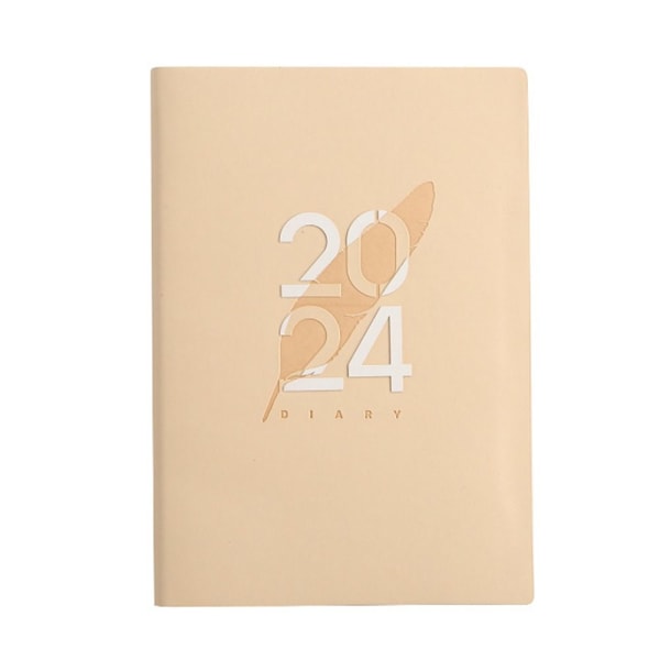 2024 Agenda Book Diary Weekly Planner KELTAINEN ESPANJA ESPANJA Yellow Spanish-Spanish
