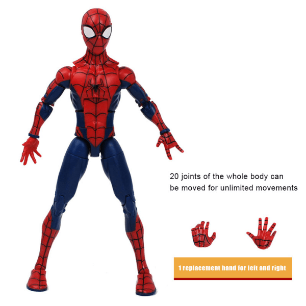 Marvel Avengers -toimintahahmot Spiderman Hämähäkkinainen Gwen Stacy Venom Musta Hämähäkkimies Miles Morales -mallilelut lapsille E