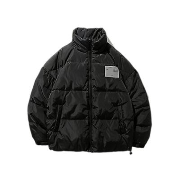 Dunjacka Herr Vinter Vit Duck Dun Tooling Varm jacka Älskare Lösa casual i bomull XL