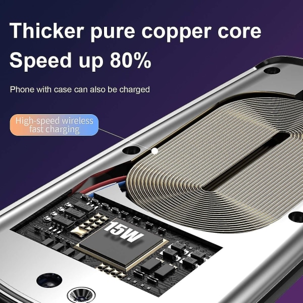 Automatisk 30W bil lader for iPhone 12 11 XS XR X 8 Samsung S20 S10 magnetisk USB