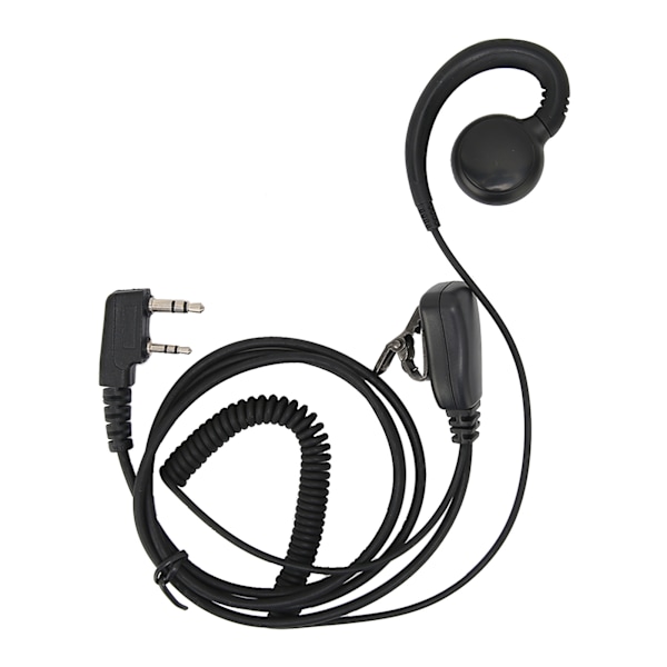 Walkie Talkie Headset 180° Roterbar K Huvud Mikrofon Hörlurar för Baofeng UV‑5R Walkie Talkie