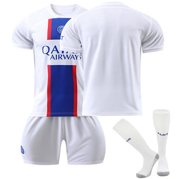 Uusi kausi 22-23 Paris Away Jalkapallopaita Harjoitusasu Unnumbered Kids 18(100-110CM)