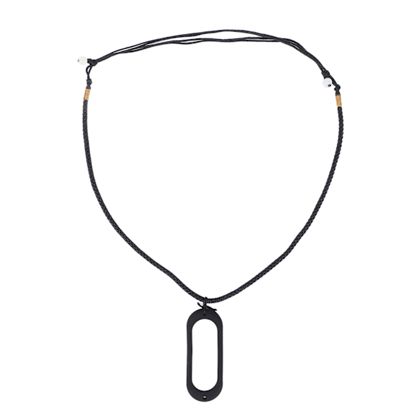 Silikon Beskyttelsesdeksel Dobbel Hull Design Enkel Installering Silikonetui med Lanyard for Mi Band 6 NFC