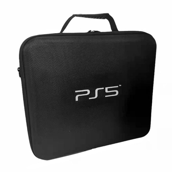 2023 Ny Hot Travel Rygsæk til PS5 Konsol Tilbehør Beskyttende taske Kompatibel med Headset 2 Game Discs PS5 Controller grey