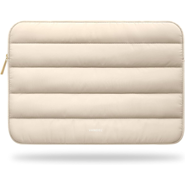 13-14 tums,  söt laptopväska för kvinnor. Case för bärbar dator för MacBook Pro 14 tum, MacBook Air M2 set 13 tum, iPad Pro 12.9 beige