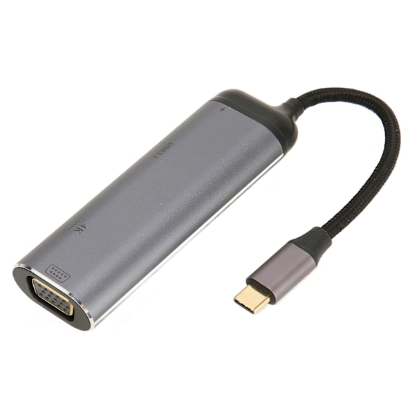 Type C -telakointiasema, monitoiminen Type C - PD100W USB3.1 USB2.0 Type C2.0 4K Type C -keskitin kannettaville tietokoneille