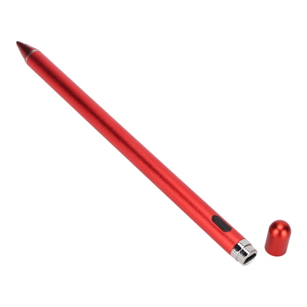 Aktiv Kapacitiv Stylus USB Opladning Kobber Tip Touch Screen Pen til Mobiltelefon og Tablet Rød