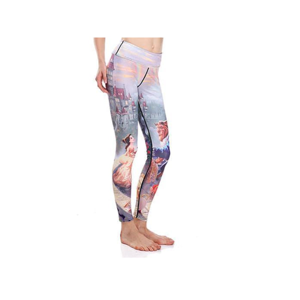 Skjønnheten og Udyret Leggings MultiColor multicolor XXL