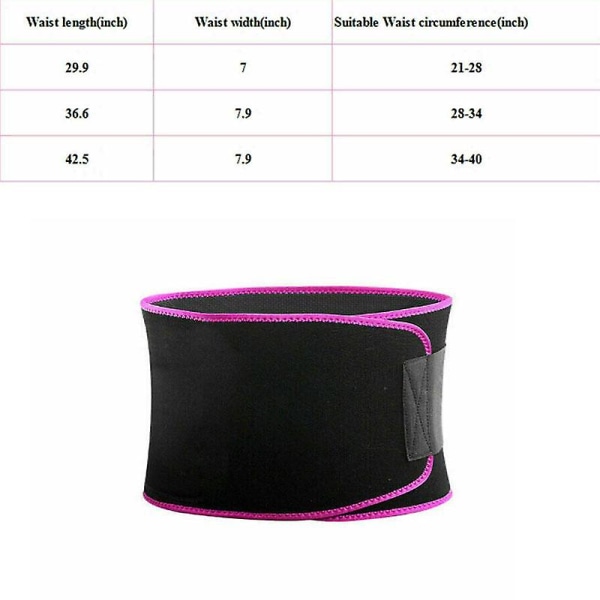 Magbälte Dam Waist trainer Bältstrimmer Sweat Shaper L