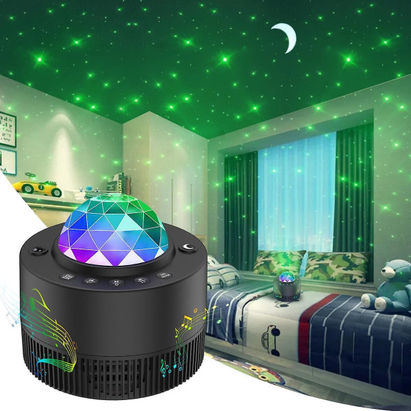 Stjerneprojektorlys, LED Natlys, Galaxy Nebula Loftprojektorlampe, med Fjernbetjening og Timer, til Børn og Voksne Soveværelse Fest Bedste Gave