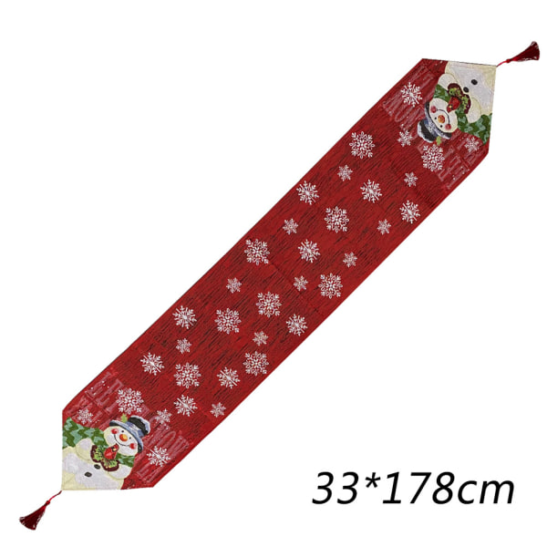 Julbordslöpare, Red Snowflake Bordslöpare, Snowflake Sno
