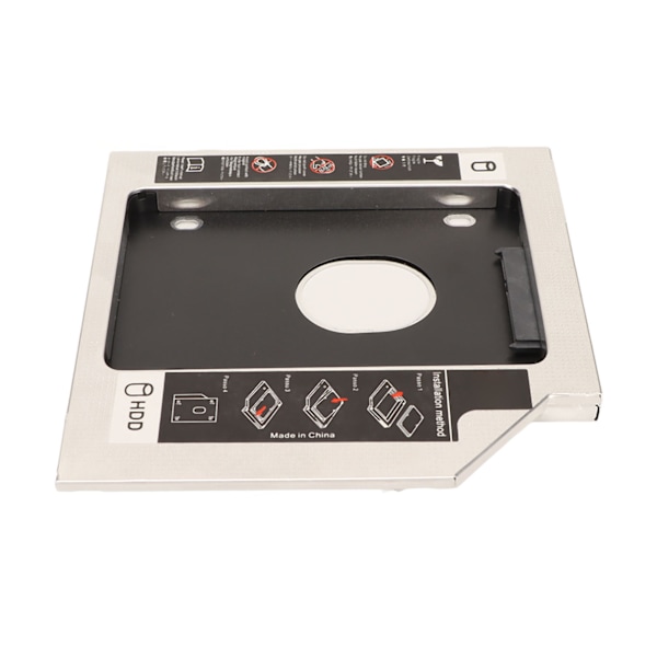 2.5in Hårddisk Caddy 9.5mm 2:a SDD HDD Caddy Fack Universal Adapter för Laptop CD DVD ROM Optisk Enhet