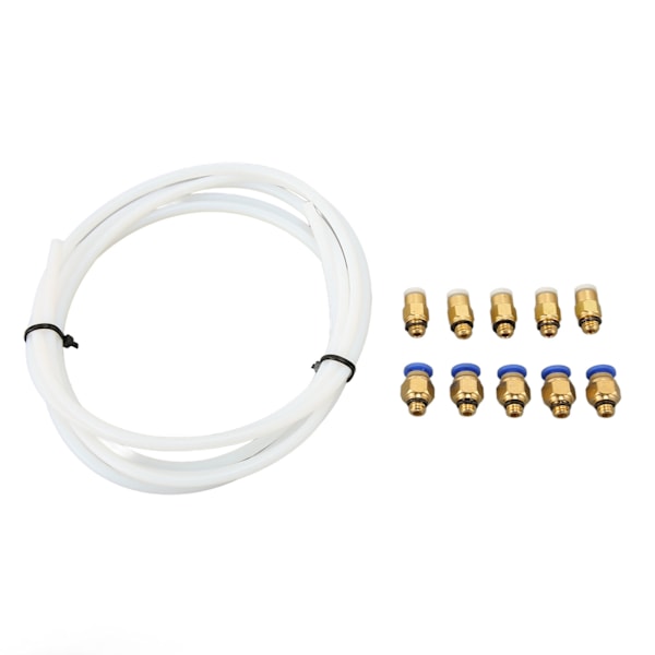 PTFE-slange med PC4 M6 KJH04 M6 pneumatiske koblinger for 1,75 mm filament PLA ABS for Bambu Lab 3D-printer