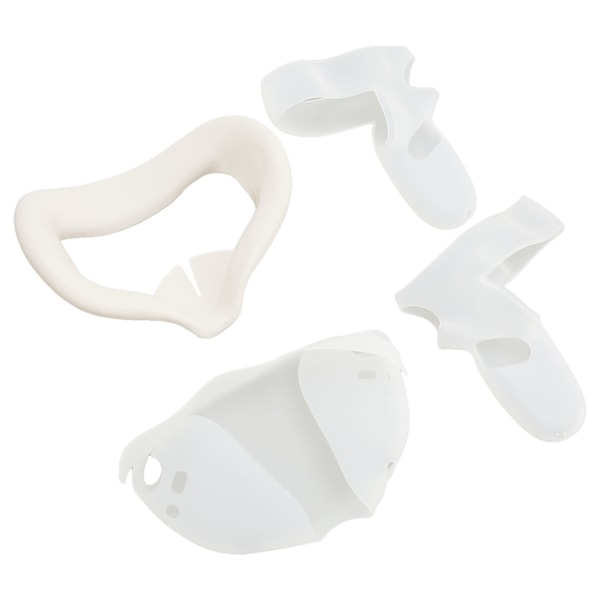 4-i-1 VR Silikone Cover Ansigtscover Linsecover Ansigtsmaske Ansigts Pude Controller Greb Cover til Oculus Quest 2