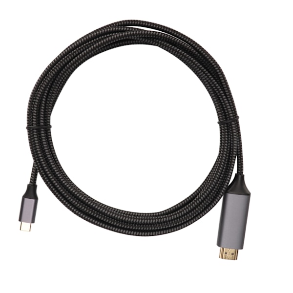 USB C - HD Multimedia Interface -kaapeli 4K 60 Hz:llä, Type C - HD Multimedia Interface -sovitin Galaxy S22:lle, XPS:lle, 2 m / 6,6 jalkaa