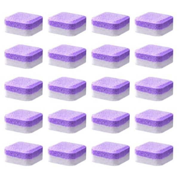 8/16ST Tvättmaskinsrengöringstabletter LILA 8ST Purple Purple 8PCS-8PCS