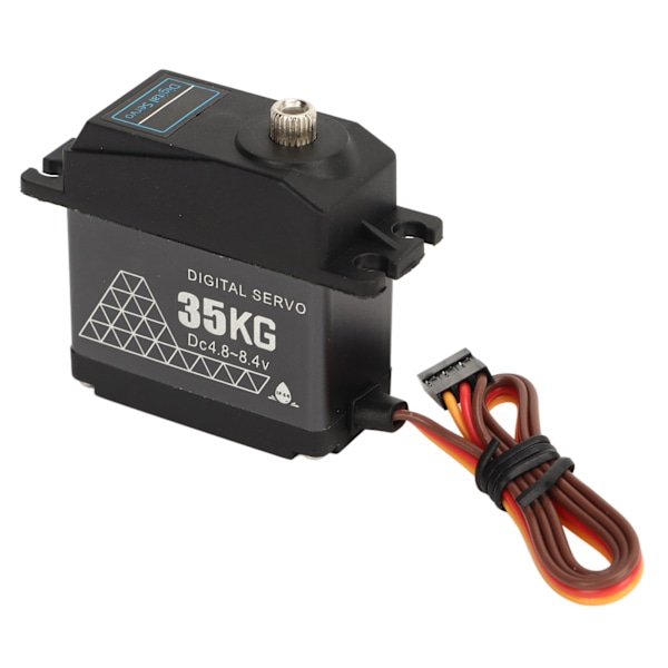 35kg Högt Vridmoment RC Servo Vattentät Digital Metall Servo för 1/8 1/10 1/12 Fjärrkontroll Bil Robotar