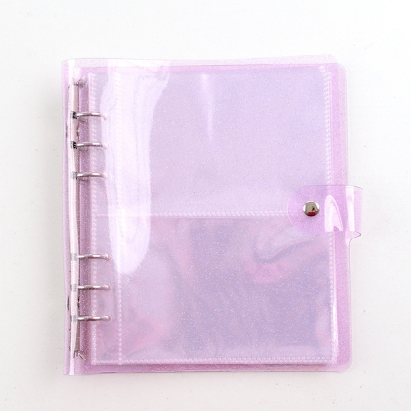 Valokuva-albumi 3/5 tuuman valokuville, sidottu Instax Mini -albumi purple 5 inches