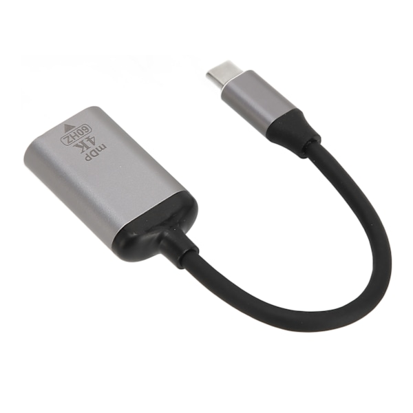 USB C til DisplayPort Adapter 4K 60Hz Aluminiumlegering Plug and Play USB C til Mini DP Adapter til Laptop Telefon Tablet