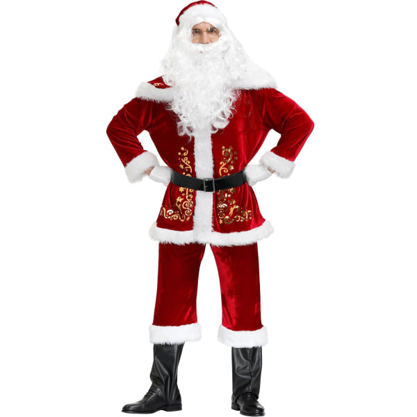 Jultomtekostym för män 4XL