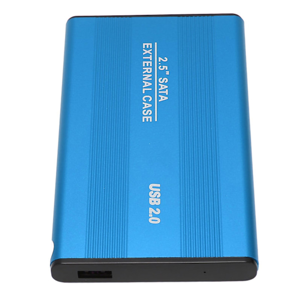 Extern hårddisk 2,5 tum Slim USB 2.0 Höghastighets Plug and Play Mobil hårddisk för dator PC Resa Blå 160GB