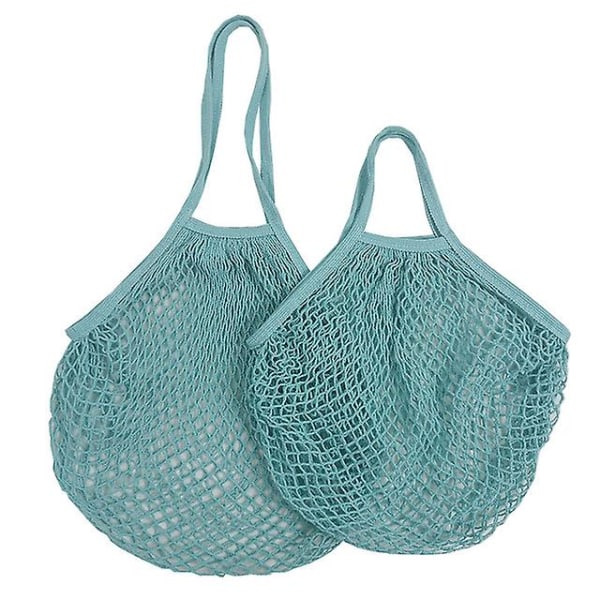 Päivittäinen Casual Mesh Bag Ostospuuvillainen verkkokassi