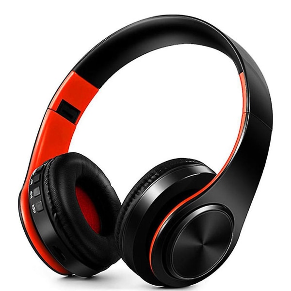 Vikbar Over-ear Hifi Stereo Bluetooth-kompatibel 5.0 trådlös hörlurar Sportheadset
