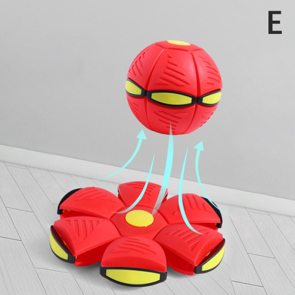 Flygande UFO platt kastskiva boll Magic Ball Toy Kid utomhus Blå Red