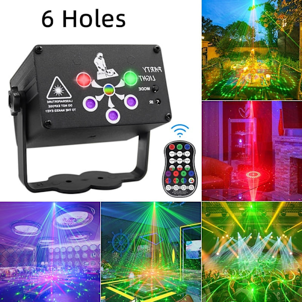 Disco LED Laser Lys