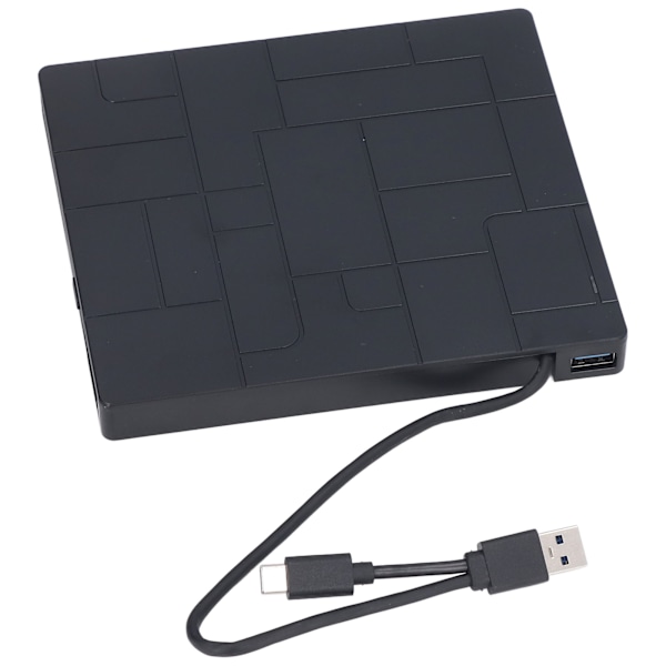 Ulkoinen DVD-asema tukee USB3.0 USB2.0 TYPE C 6 in 1 kannettava CD DVD erittäin ohut CD-poltin kannettavalle PC:lle Windowsille