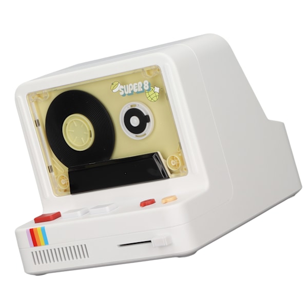 Bluetooth Kassettspiller Bærbar Stereo Tape Retro Bluetooth Høyttaler Støtter Bluetooth AUX og Minnekort Hvit