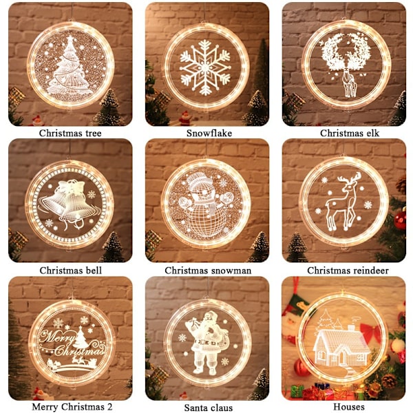 LED-joulukoristevalot String Lights Star Lights Snowflake