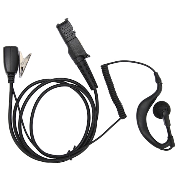 G Formad Hörsnäcka PU Kabel Walkie Talkie Hörsnäcka med Mikrofon PTT för XPR3500e XPR3300 XPR3000 XPR3300e XPR3500 XIR P6620