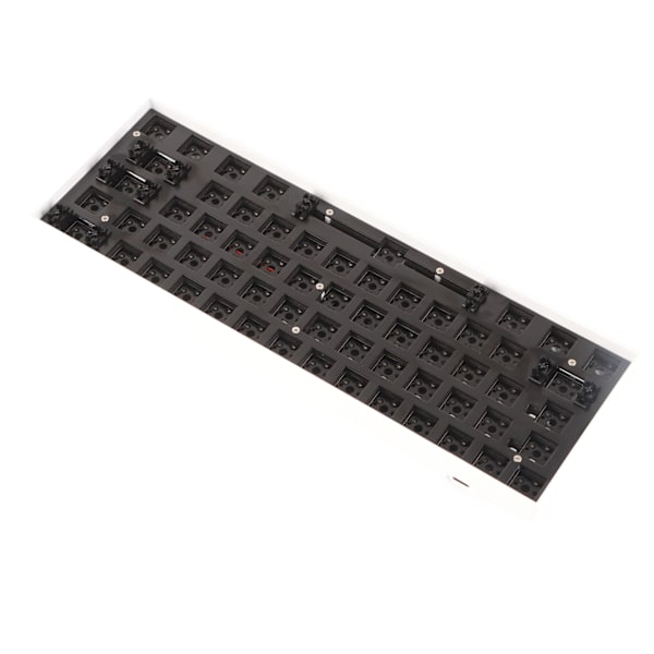 61 Näppäimen Mekaaninen Näppäimistö DIY-sarja Tukee Langatonta 2.4G BT 3.0 5.0 Type C Langallista Modulaarista Mekaanista Peli-näppäimistöä RGB:llä Valkoinen